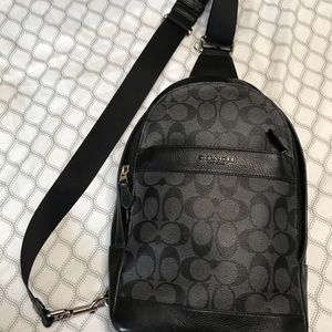 COACH Backpack black signature